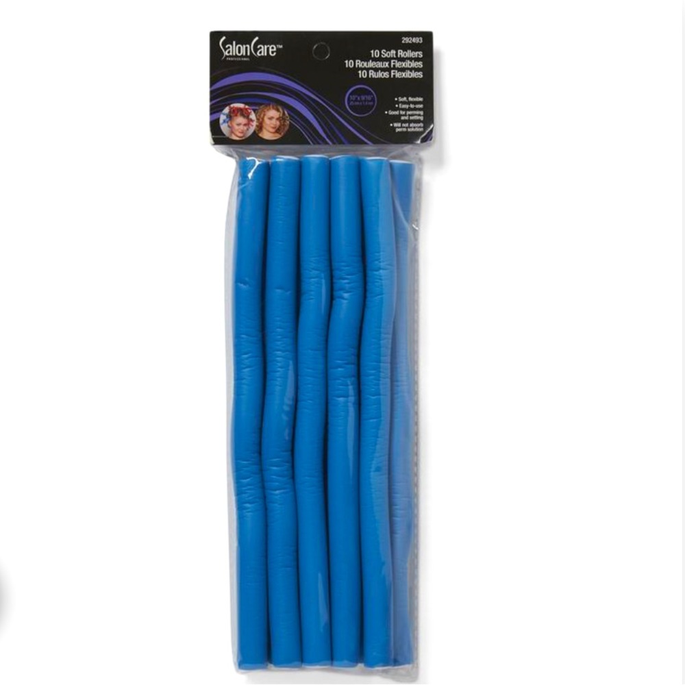 10 Soft Rollers 9/16” , NEW (pkg never opened)